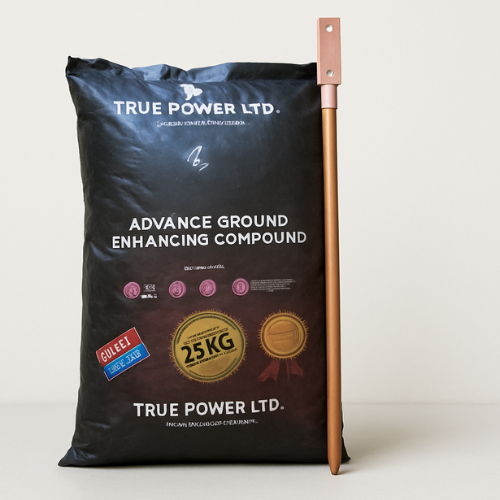 True Power Copper Bonded Earthing Electrode 3 meter (17 MM) with 2 bag