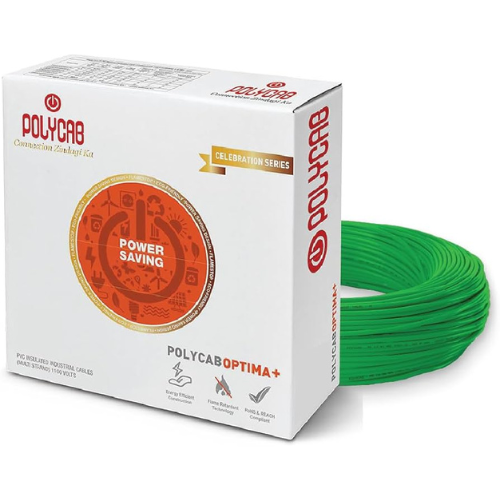 Polycab 6 sqmm, 90 meters (Single Core) / AC Cable